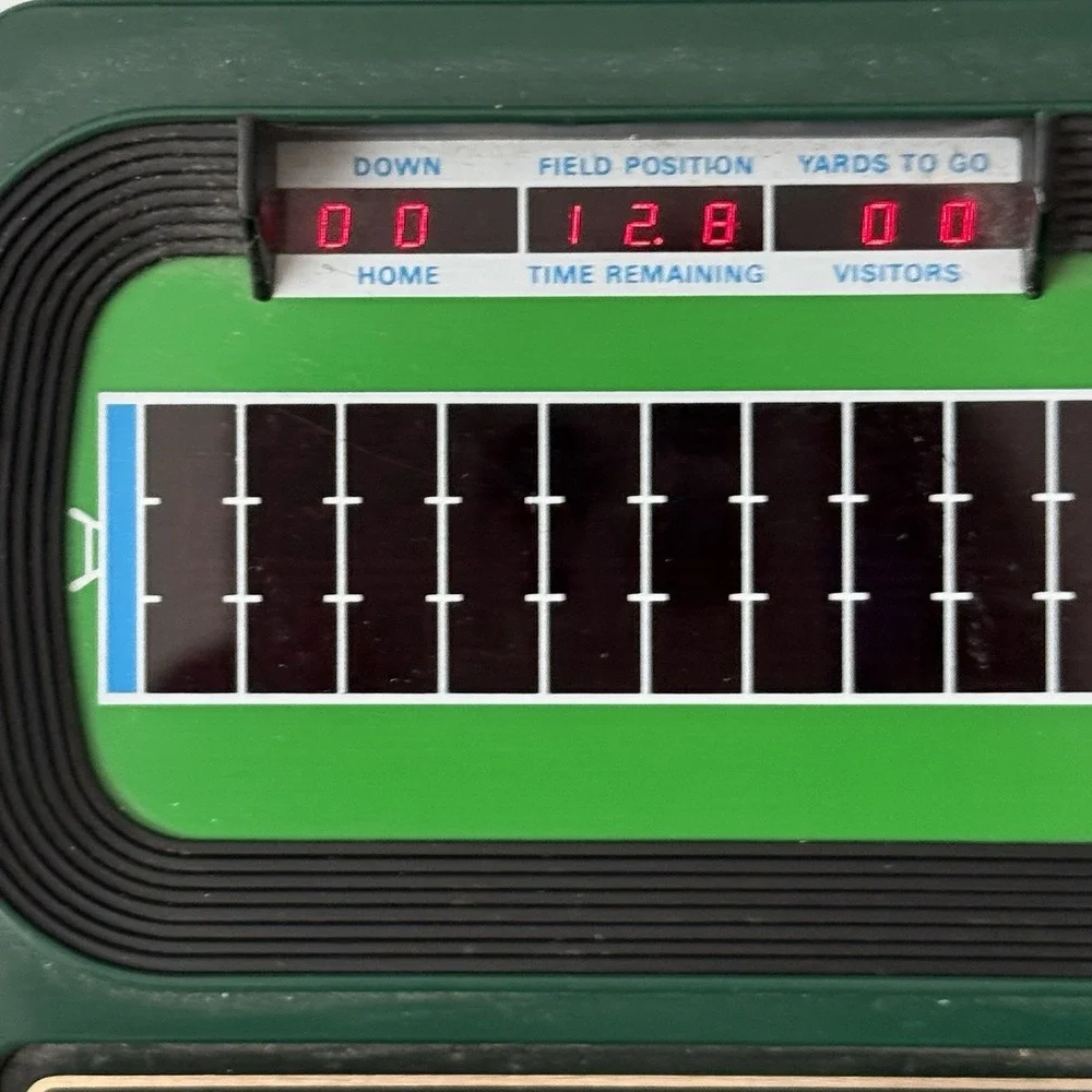 Vintage 1978 Mattel Electronics FOOTBALL 2 Game w/ Original Box & Instructions.